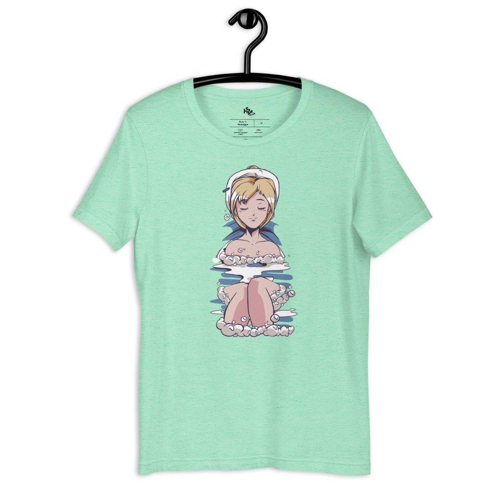 Anime girl bath design