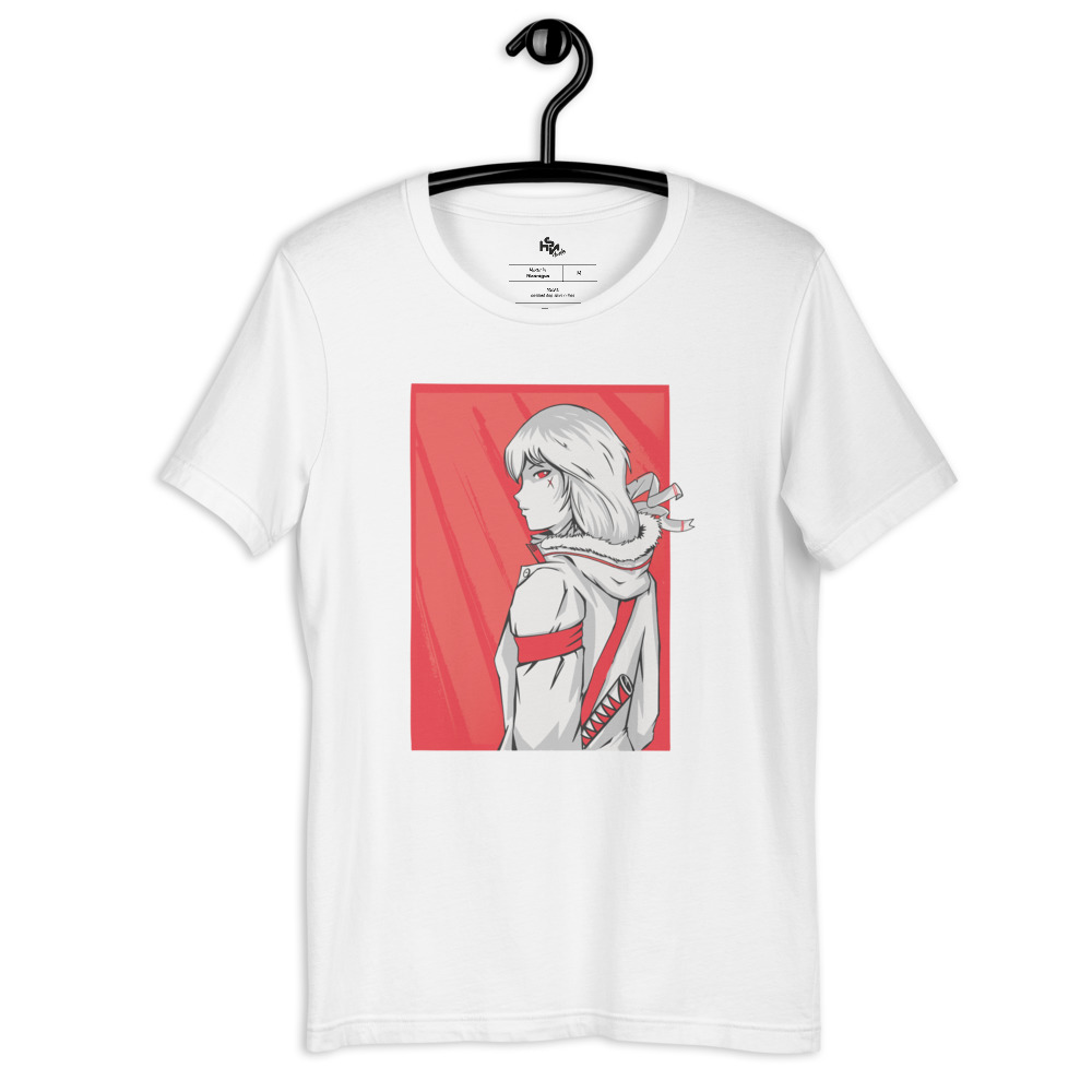Action anime girl character design