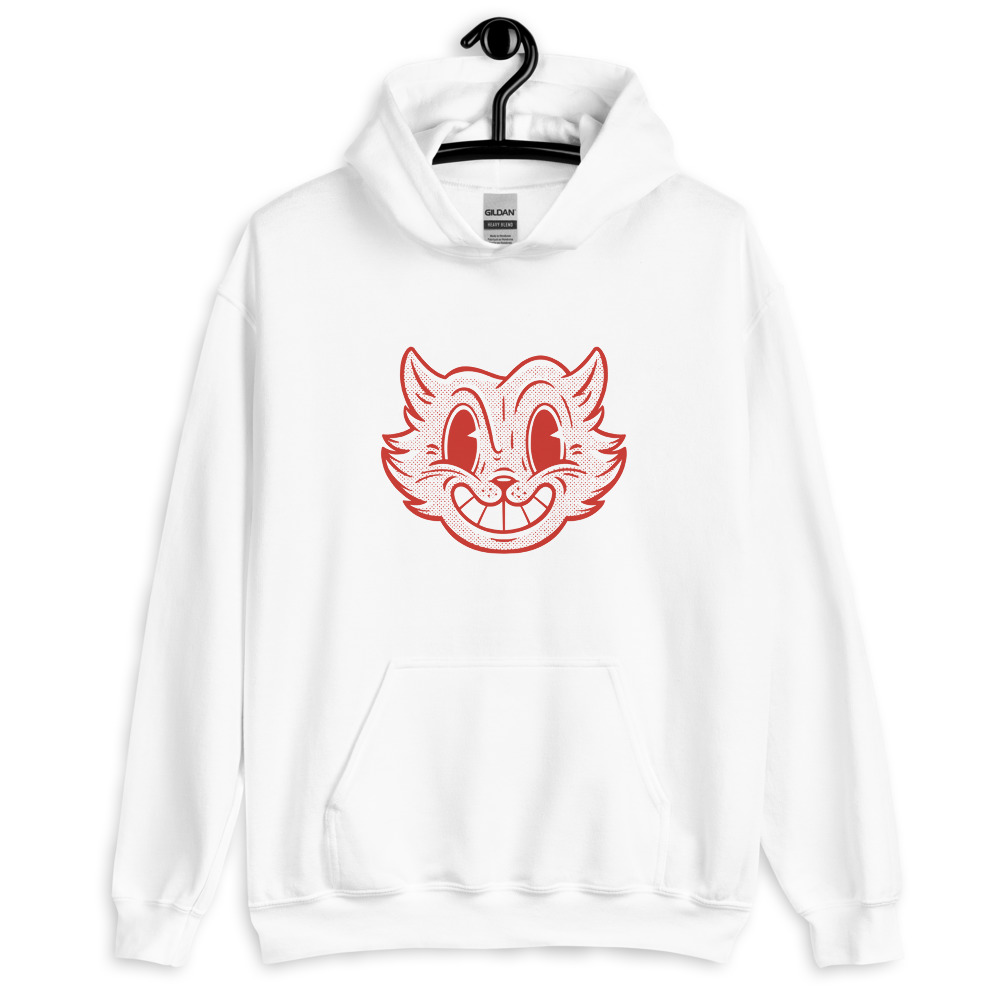 Retro cartoon halftone cat design - Image 5