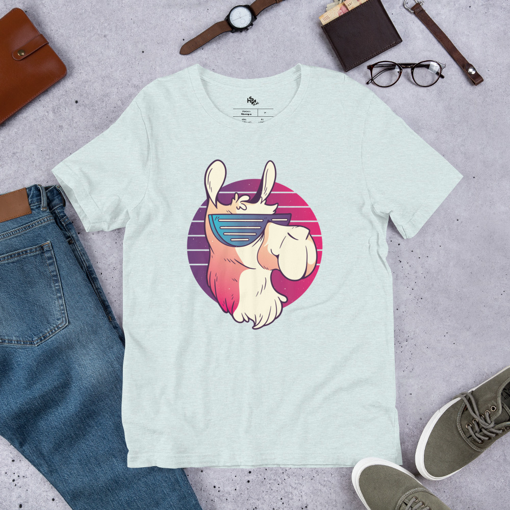 Cool Llama Retro Style Design - Image 2